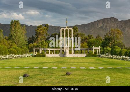 Südafrika, Western Cape, Franschhoek, hugenot Denkmal Stockfoto