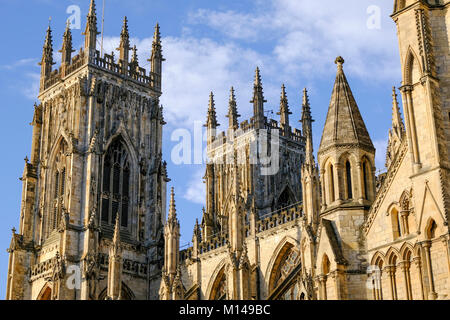 Zu York Minster Stockfoto