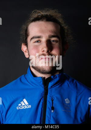 Farrel Treacy während einer Kitting out Session bei adidas Stockport. PRESS ASSOCIATION Foto. Bild Datum: Montag, Januar 22, 2018. Photo Credit: Tim Goode/PA-Kabel Stockfoto