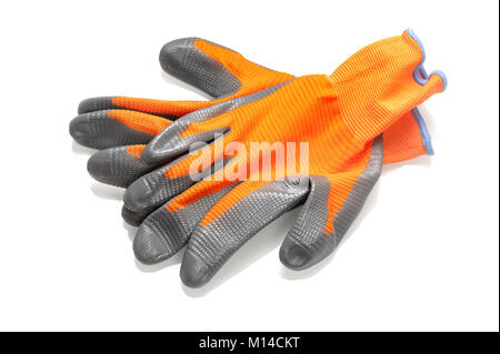 Die allzweck Handschuhe mit rutschfestem Gummi beschichtet. Stockfoto