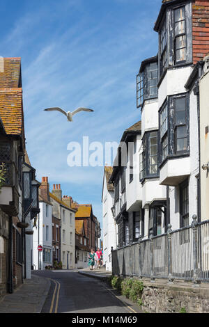 Alle Heiligen Straße, Altstadt von Hastings, Hastings, East Sussex, England, Vereinigtes Königreich Stockfoto