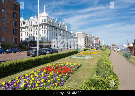 Promenade Gärten, Marina, Bexhill-on-Sea, East Sussex, England, Vereinigtes Königreich Stockfoto