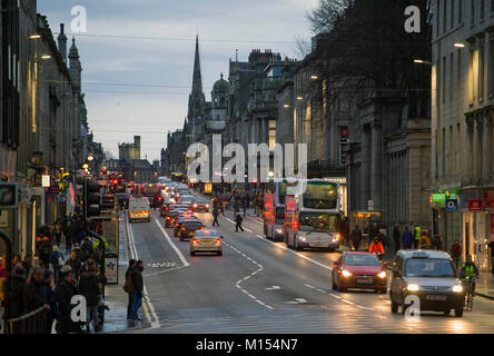 Union Street, Aberdeen Stockfoto