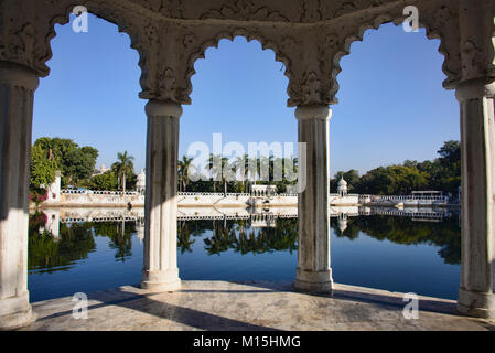 Doodh Talai See, Udaipur, Rajasthan, Indien Stockfoto