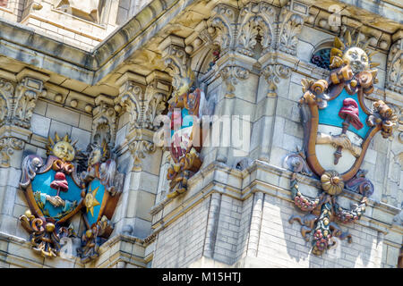 Buenos Aires Argentinien, El Palacio de las Aguas Corrientes, Museo del Agua y de la Historia Sanitaria, Wasserpumpstation, Museum für Wasser und Abwasserentsorgung Stockfoto