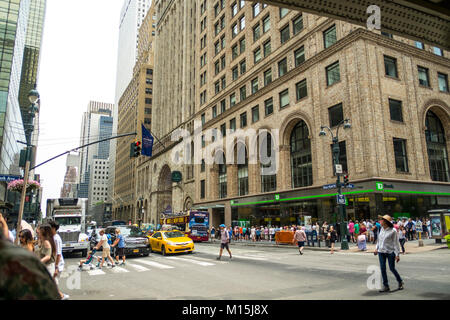 Ein Blick auf die Grand Central Terminal an der East 42th Street in New York City Stockfoto