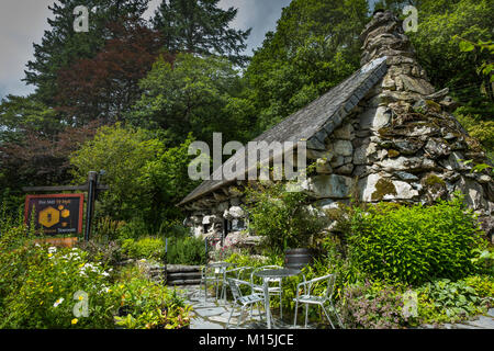 Das hässliche Haus oder tŷ Hyll wird durch den Snowdonia Gesellschaft gehört. Stockfoto