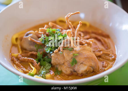 Thai Food Thai scharfes Essen Khao Soi Chicken curry Stockfoto