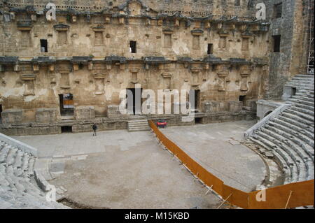 Das Theater von Aspendos, Antalya, Türkei Stockfoto