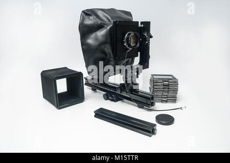 Reiter 4 X 5 Großformat-Kamera anzeigen Stockfoto