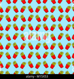 Pommes Frites Vektor Stockfoto