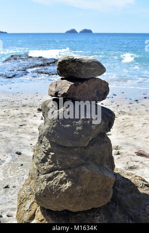 Ein Stein Skulptur in Playa Hermosa Beach, Guanacaste
