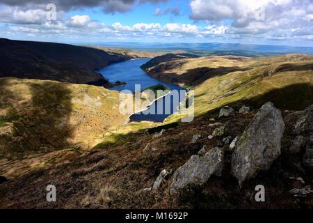 Sonnenlicht auf Mardale Kopf von Harter fiel Stockfoto