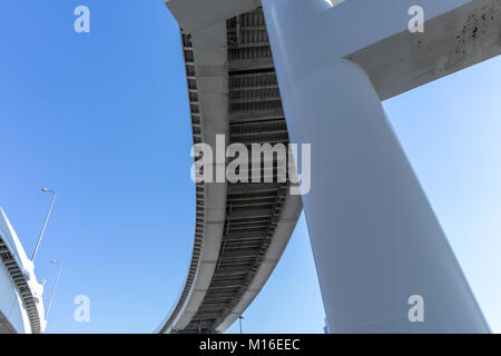 Erhöhten Schnellstraßen, Koto, Tokio, Japan Stockfoto