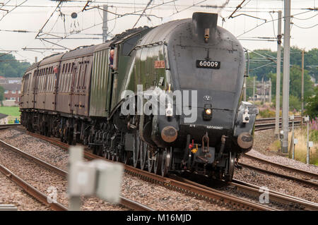 Dampf die Südafrikanische Union60009 Zug ist ein Lner Klasse A4 steam locomotive in Doncaster 1937 gebaut. Ursprünglich genannt Osprey, Es ist eines von sechs Stockfoto