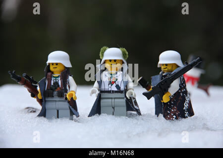 LEGO Deutscher Soldaten Im Zweiten Weltkrieg Stockfotografie Alamy