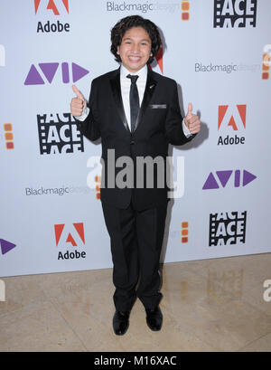 Beverly Hills, CA, USA. 26 Jan, 2018. 26. Januar 2018 - Beverly Hills, Kalifornien - Anthony Gonzalez. 68. ACE Eddie Awards statt im Beverly Hilton Hotel. Photo Credit: Birdie Thompson/AdMedia Credit: Birdie Thompson/AdMedia/ZUMA Draht/Alamy leben Nachrichten Stockfoto