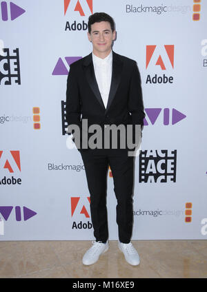 Beverly Hills, CA, USA. 26 Jan, 2018. 26. Januar 2018 - Beverly Hills, Kalifornien - Sam Lerner. 68. ACE Eddie Awards statt im Beverly Hilton Hotel. Photo Credit: Birdie Thompson/AdMedia Credit: Birdie Thompson/AdMedia/ZUMA Draht/Alamy leben Nachrichten Stockfoto