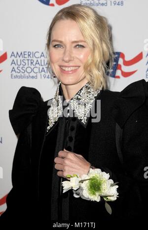 New York, NY, USA. 26 Jan, 2018. Naomi Watts in der Ankunftshalle für 2018 Australia Day World Awards, Dachfenster, Modern, New York, NY 26. Januar 2018. Credit: Kristin Callahan/Everett Collection/Alamy leben Nachrichten Stockfoto