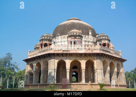 Muhammad Shah Sayyid's Tomb, Lodi Garden New Delhi Indien Stockfoto