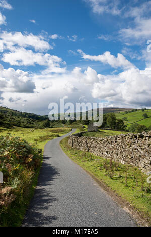 Schönen Tag im September in der Nähe von reeth in Swaledale, Yorkshire Dales, England. Stockfoto