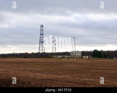 Suffolk Aviation Heritage Museum in Foxhall Road, Kesgrave in der Nähe von Ipswich Suffolk, Großbritannien. Ehemalige WW2-Befehl Bomber drahtlose Station. Stockfoto