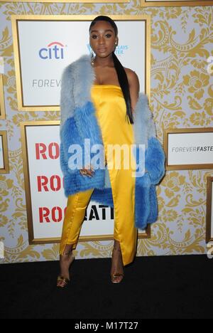 Normani in der Ankunftshalle für ROC NATION der Brunch,, New York, NY 27. Januar 2018. Foto: Kristin Callahan/Everett Collection Stockfoto