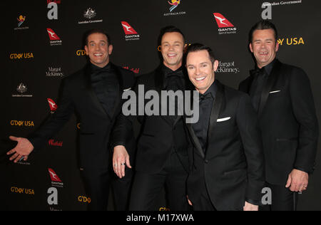 LOS ANGELES, Ca - 27. Januar: die menschliche Natur, an die 2018 G'day USA schwarzer Riegel Gala im Intercontinental Downtown Los Angeles in Los Angeles, Kalifornien am 27. Januar 2018. Credit: Faye Sadou/MediaPunch Stockfoto