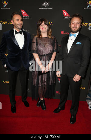 LOS ANGELES, Ca - 27. Januar: die Gäste, die 2018 G'day USA schwarzer Riegel Gala im Intercontinental Downtown Los Angeles in Los Angeles, Kalifornien am 27. Januar 2018. Credit: Faye Sadou/MediaPunch Stockfoto