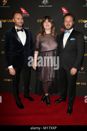 LOS ANGELES, Ca - 27. Januar: die Gäste, die 2018 G'day USA schwarzer Riegel Gala im Intercontinental Downtown Los Angeles in Los Angeles, Kalifornien am 27. Januar 2018. Credit: Faye Sadou/MediaPunch Stockfoto