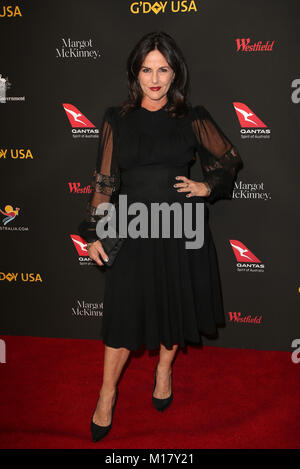 LOS ANGELES, Ca - 27. Januar: Gia CaridesÊand, an der 2018 G'day USA schwarzer Riegel Gala im Intercontinental Downtown Los Angeles in Los Angeles, Kalifornien am 27. Januar 2018. Credit: Faye Sadou/MediaPunch Stockfoto