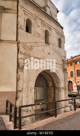 Porta Leoni, römischen Tor an der Via Leoni, historischen Zentrum von Verona, Venetien, Italien Stockfoto
