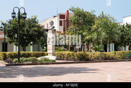 Holguin, Kuba - 31. August 2017: Statue von Carlos Manuel de Céspedes Stockfoto