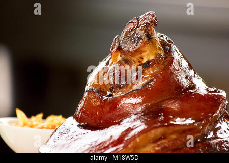 Seitenanfang Schweinshaxe. Stockfoto