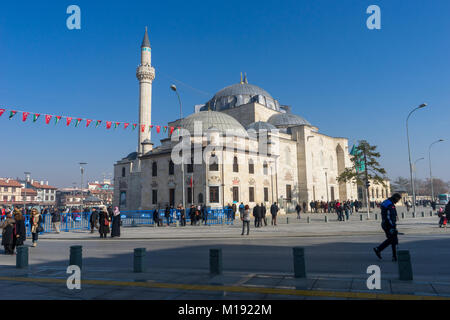 Konya, Türkei - 15 Dezember, 2017; Sultan Selim Moschee in Konya, Türkei Stockfoto