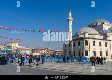 Konya, Türkei - 15 Dezember, 2017; Sultan Selim Moschee in Konya, Türkei Stockfoto