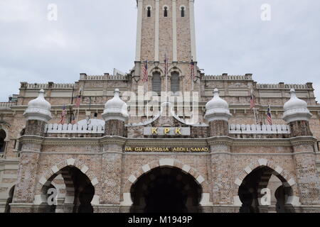 Anzeigen von Sultan Abdul Samad Gebäude in Merdeka Square in Kuala Lumpur, Malaysia Stockfoto