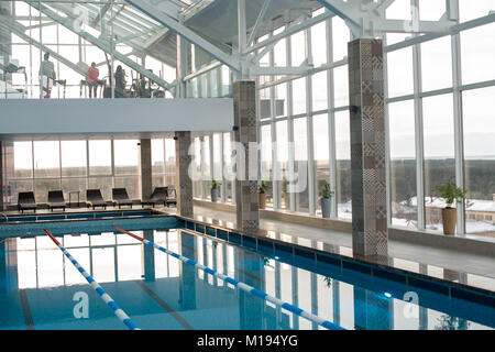 Modernes Wellnesscenter Stockfoto