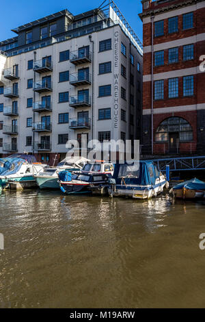 Redcliffe zurück Landung, Bristol, UK. Stockfoto