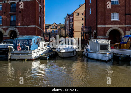 Redcliffe zurück Landung, Bristol, UK. Stockfoto