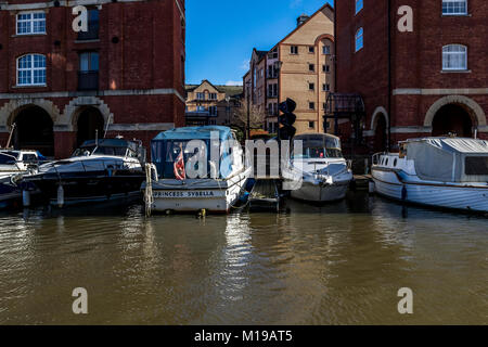 Redcliffe zurück Landung, Bristol, UK. Stockfoto