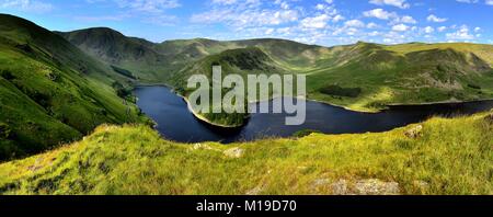 Die Fells oben Mardale Kopf Stockfoto