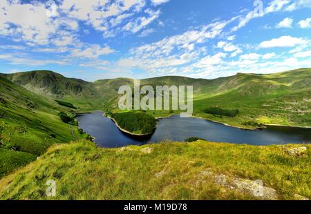 Die Fells oben Mardale Kopf Stockfoto