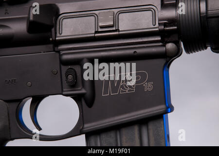 Smith und Wesson M&P15 Gewehr Stockfoto