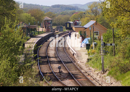 Harman's Cross auf der Museumsbahn in Swanage, Dorset, England Stockfoto