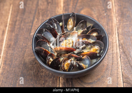 Gebackener Reis mit Meeresfrüchten Stockfoto