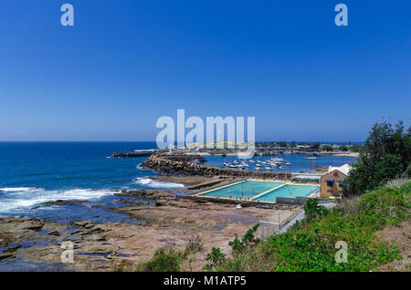 Sommer im Belmore Becken, Wollongong in New South Wales, Australien Stockfoto