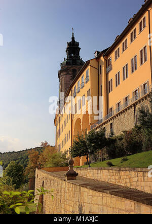 Schloss Heidecksburg war die Residenz der Fürsten zu Schwarzburg-Rudolstadt in Rudolstadt, Bundesland Thüringen, Deutschland Stockfoto