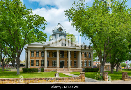 Texas, Hill Country, Mason County Courthouse abgeschlossen 1910 Stockfoto