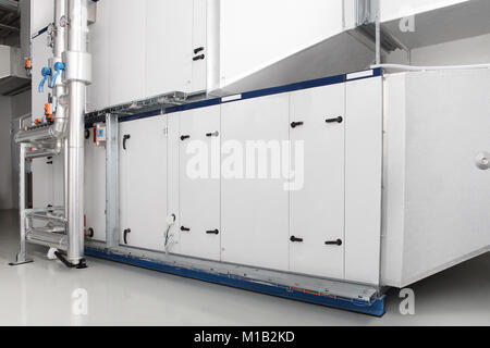 Zentrale Heizung und Kühlung Air Handling System Control Stockfoto